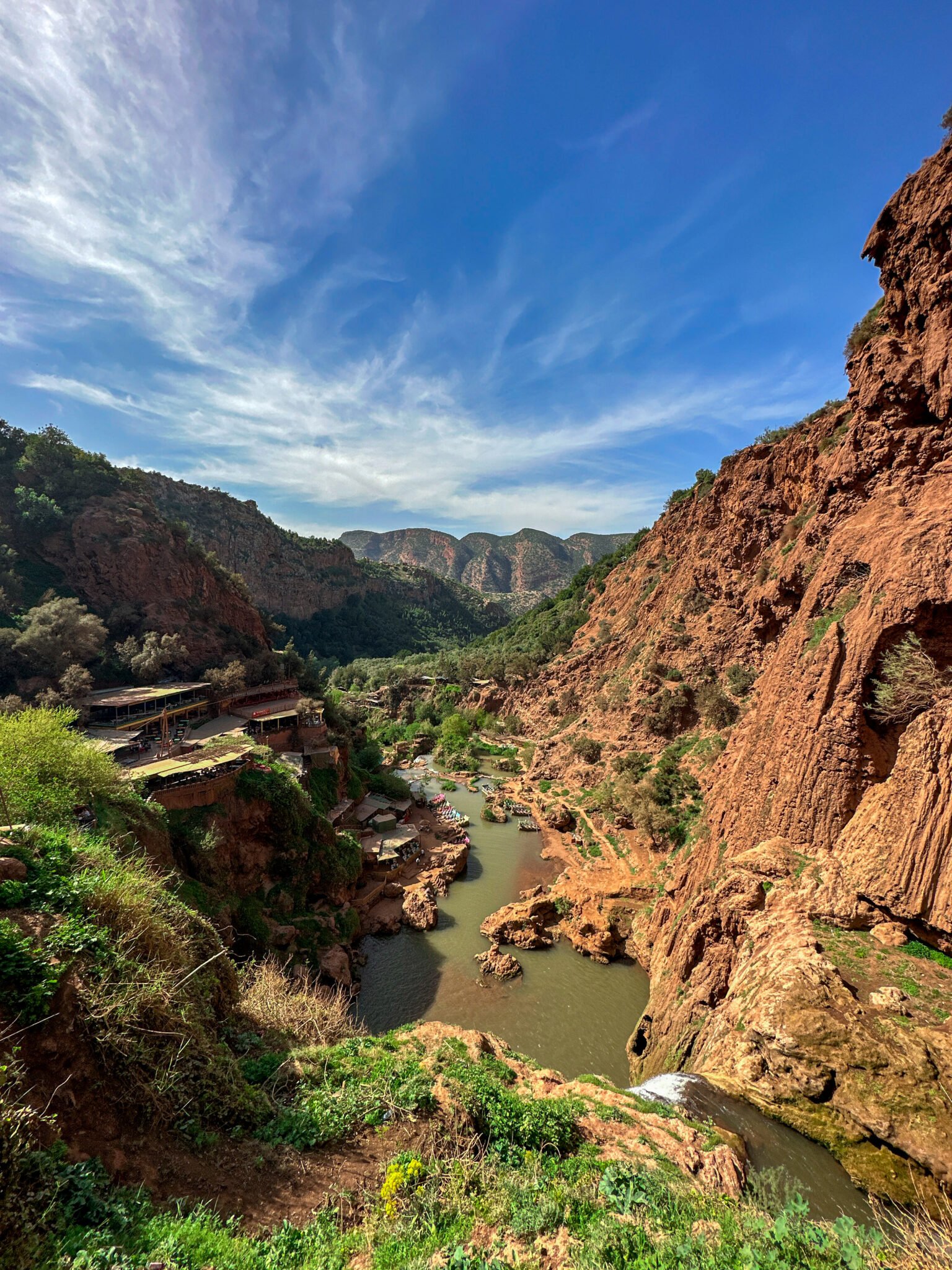 Ouzoud cascades a Marrakech au Maroc